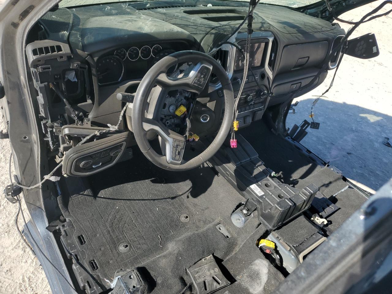 2021 Chevrolet Silverado VIN 1GCPYFED0MZ158894 Copart auction photo, vandalism / stripped damage thumbnail 8