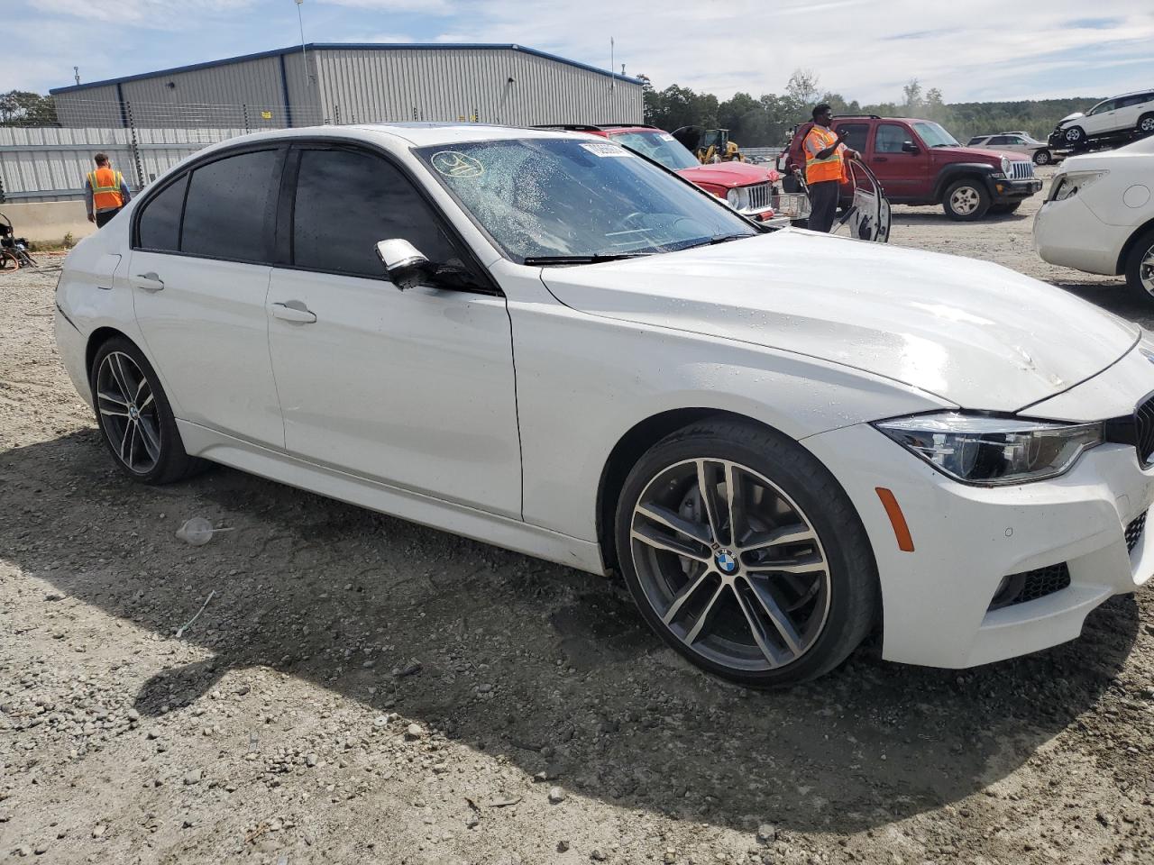 2018 BMW 3er VIN WBA8B3C59JK384787 Copart auction photo, all over damage thumbnail 4