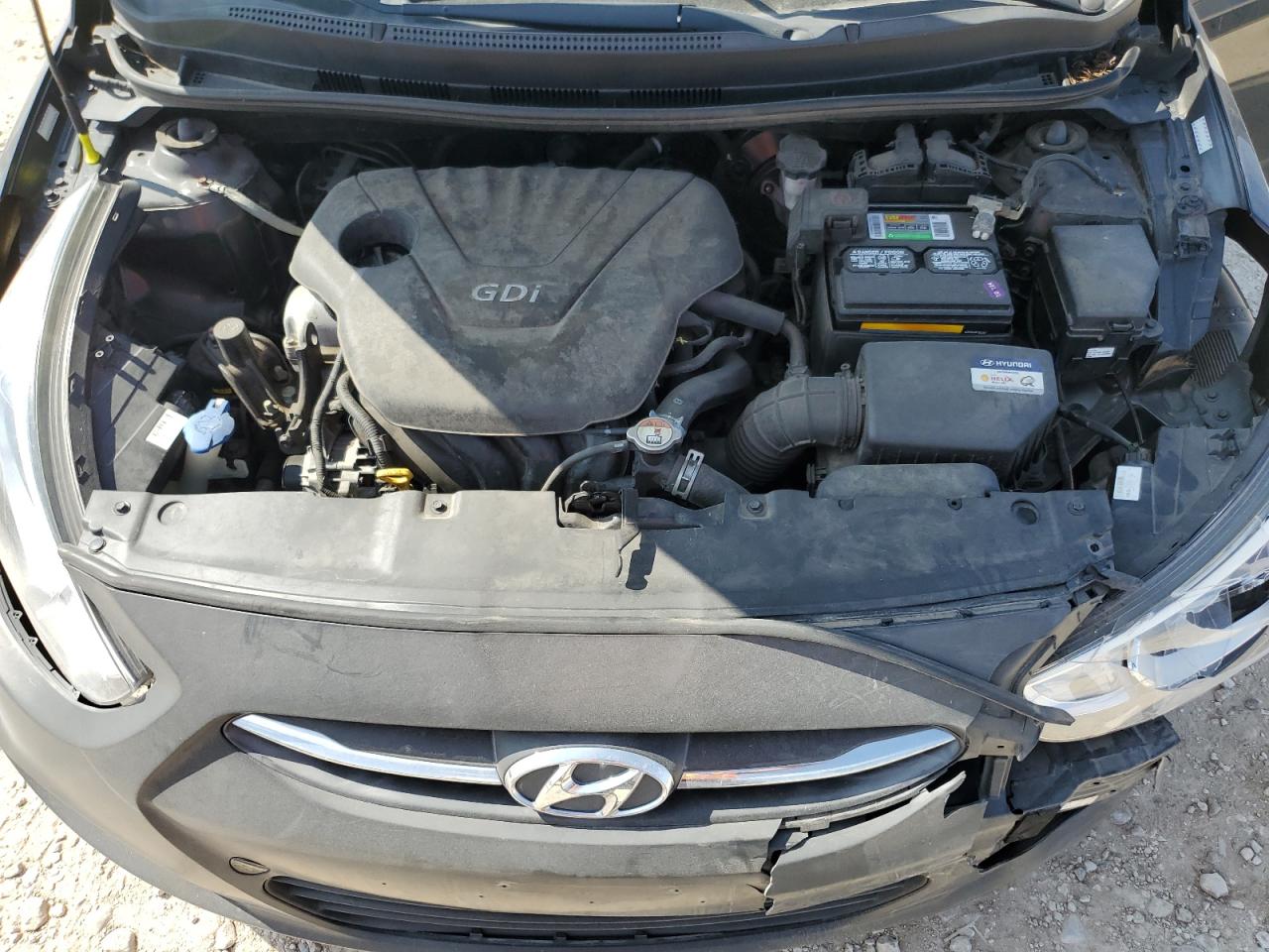 2016 Hyundai Accent VIN KMHCT4AE6GU066332 Copart auction photo, front end / minor dent/scratches damage thumbnail 11