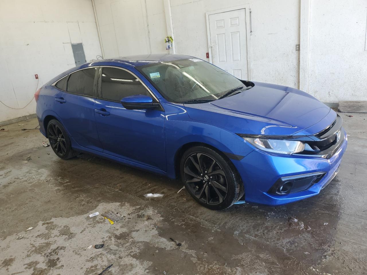 2019 Honda Civic VIN 19XFC2F88KE016726 Copart auction photo, side / minor dent/scratches damage thumbnail 4