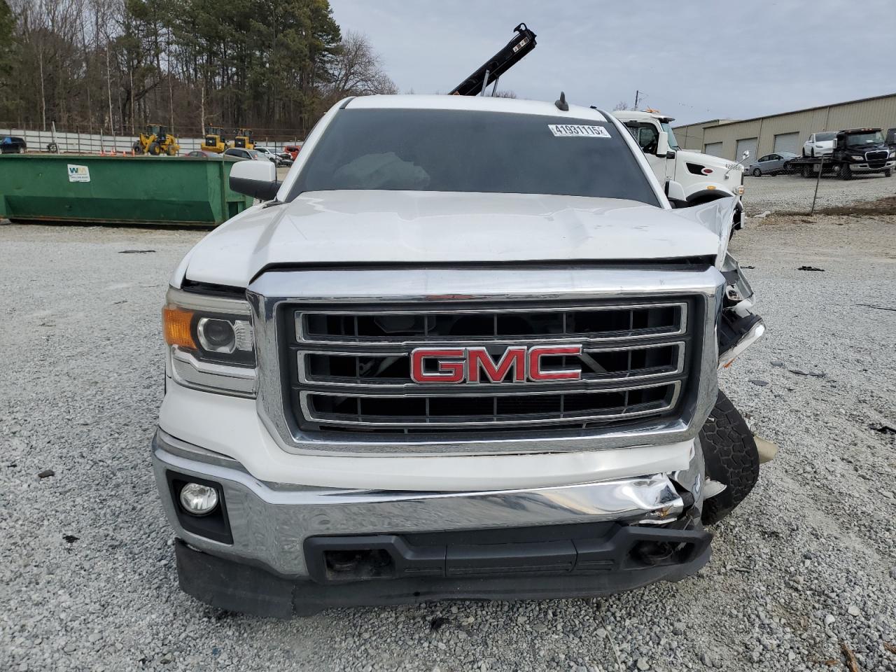 2015 GMC Sierra VIN 1GTV2UEC9FZ186653 Copart auction photo, front end / rear end damage thumbnail 5