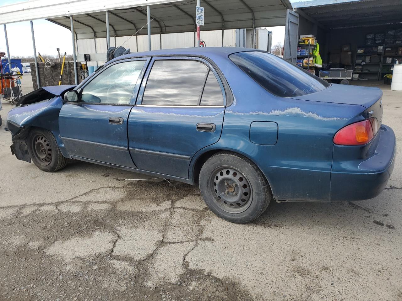 2001 Toyota Corolla VIN 1NXBR12E91Z507658 Copart auction photo, front end damage thumbnail 2