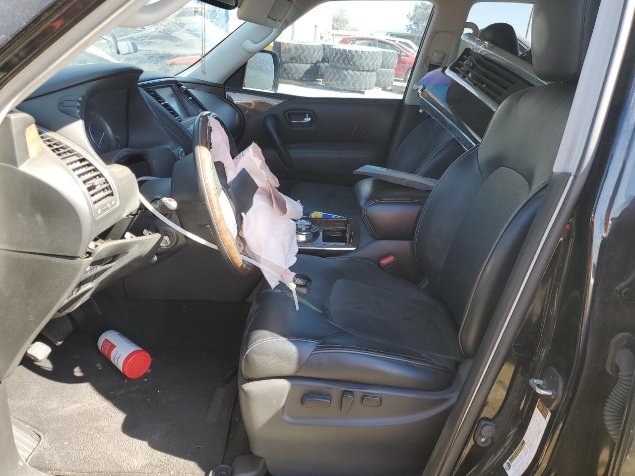 2017 Infiniti QX80 VIN JN8AZ2NE9H9157516 Copart auction photo, mechanical / front end damage thumbnail 7