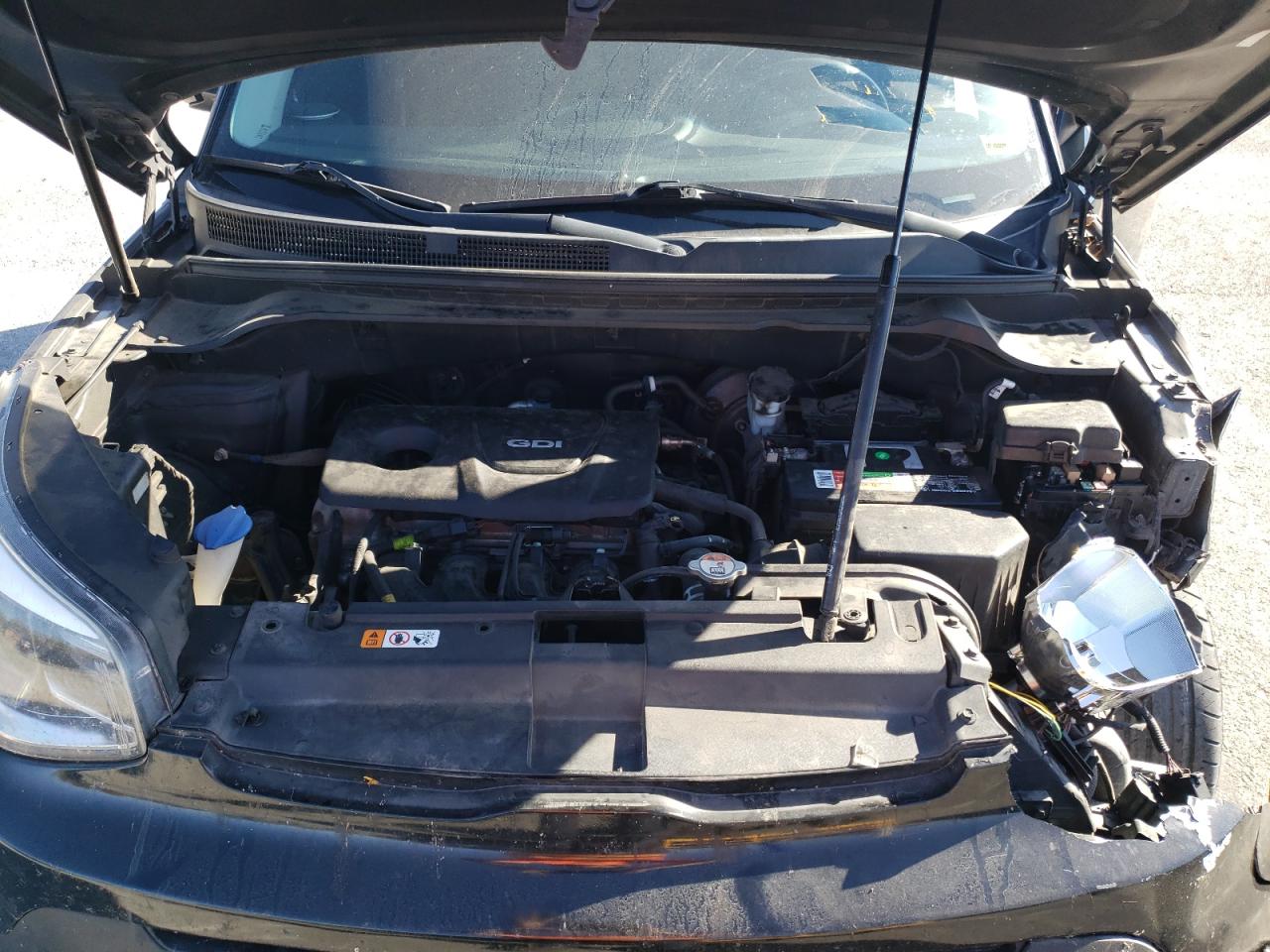 2019 KIA Soul VIN KNDJN2A24K7910102 Copart auction photo, front end / minor dent/scratches damage thumbnail 12