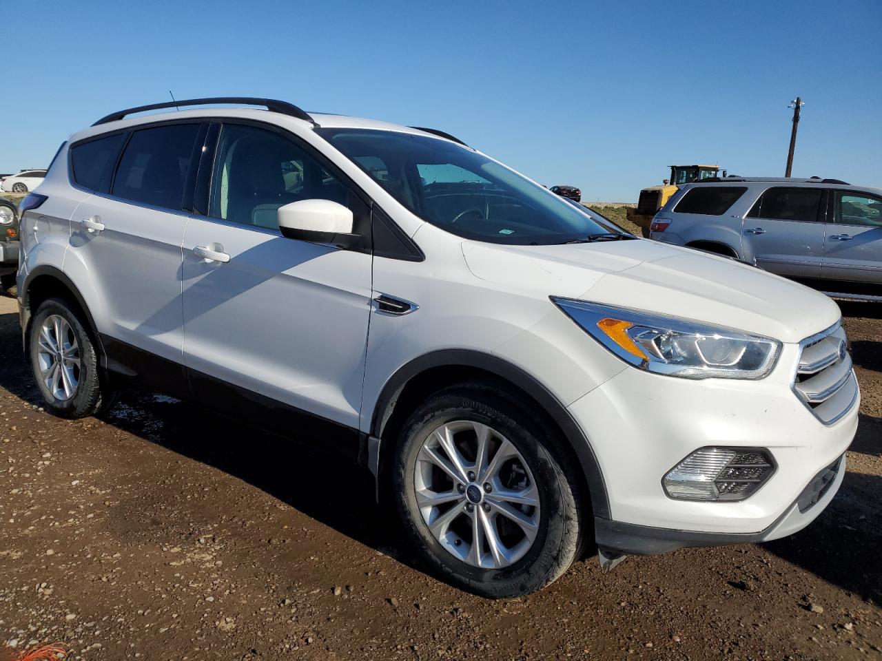2018 Ford Escape VIN 1FMCU9HD7JUB56149 Copart auction photo, hail / minor dent/scratches damage thumbnail 4