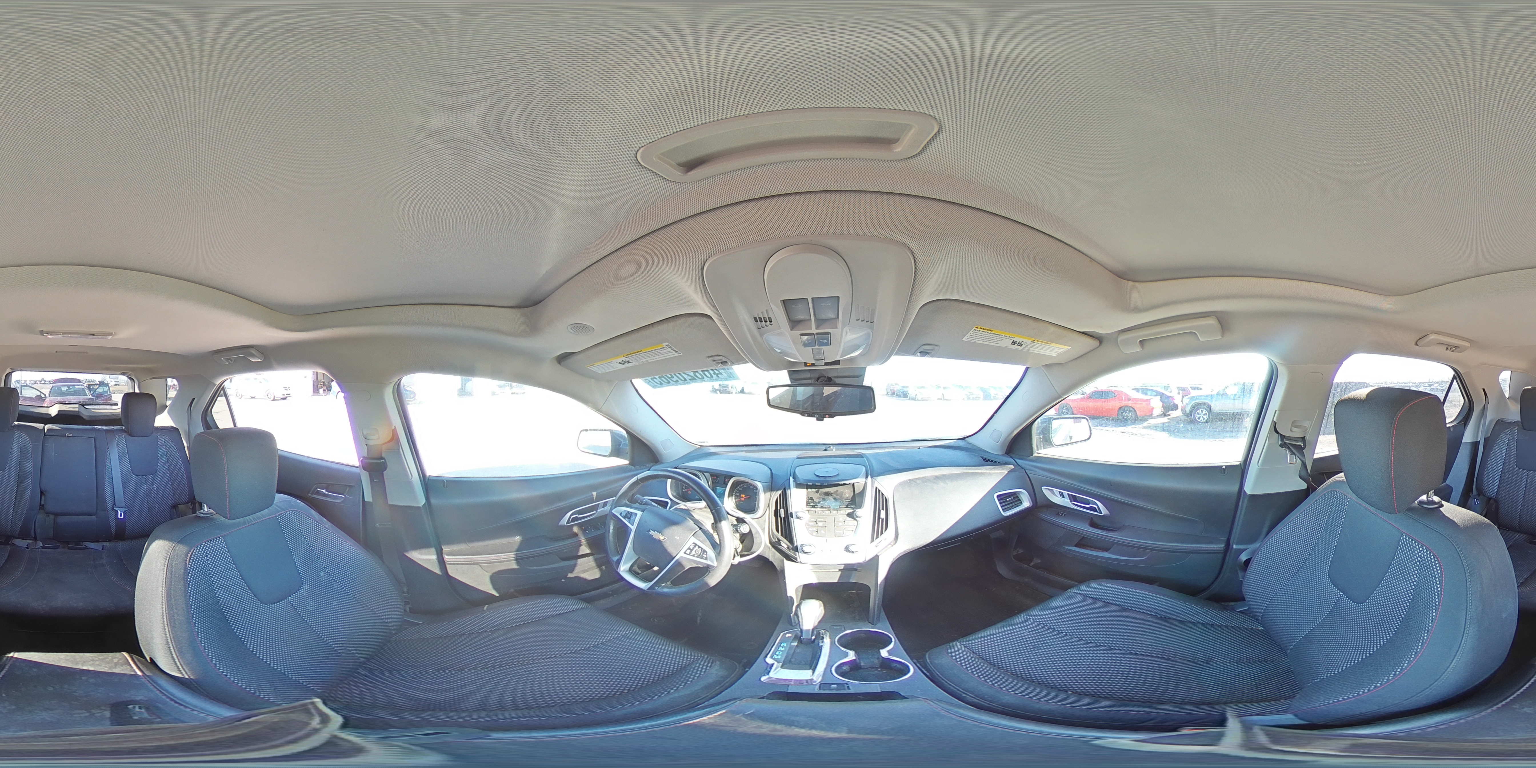2015 Chevrolet Equinox VIN 1GNALBEK1FZ142967 Copart auction photo, front end / side damage thumbnail 14