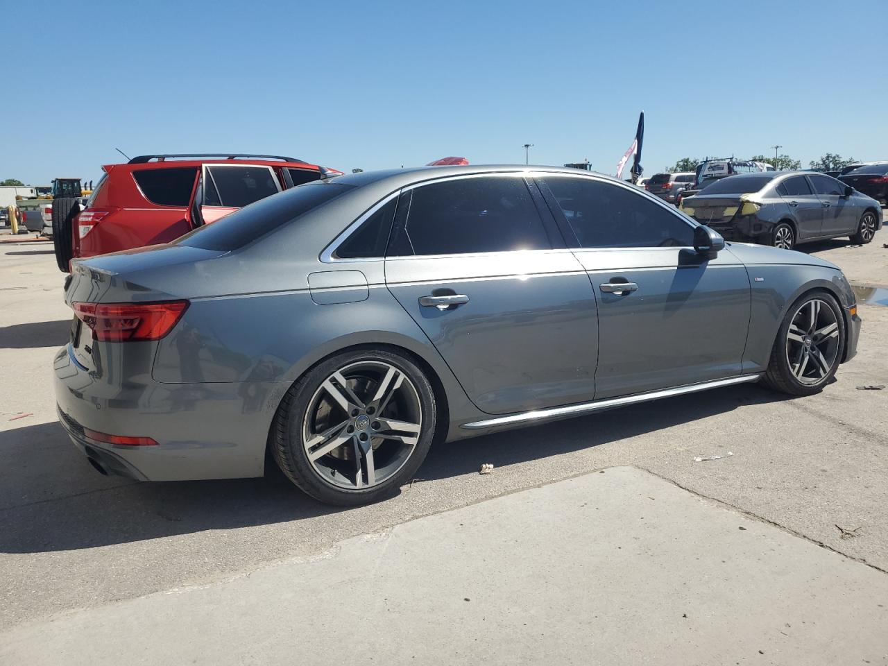 2017 Audi A4 VIN WAULNAF43HN018857 Copart auction photo, front end damage thumbnail 3