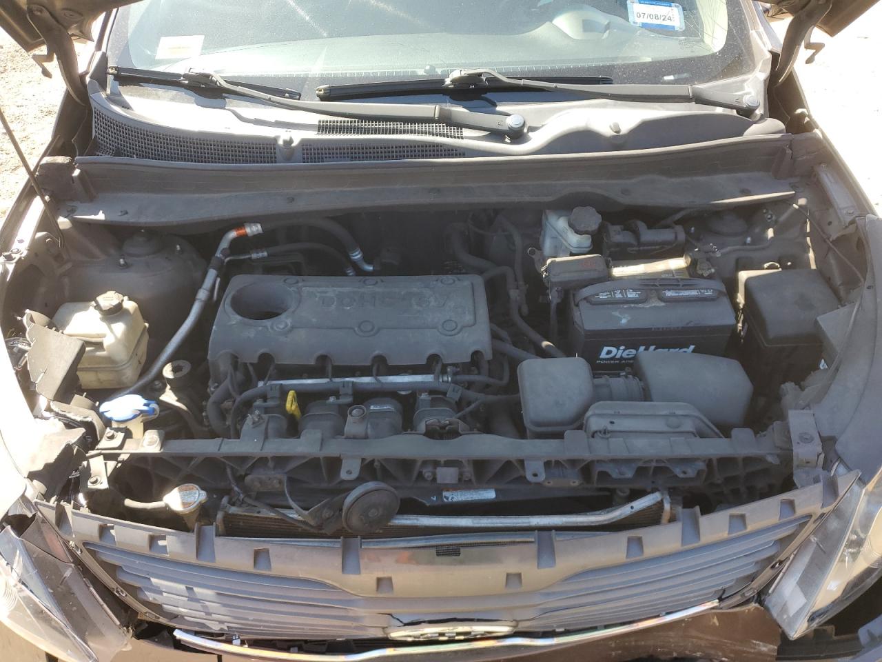 2012 KIA Sportage VIN KNDPB3A21C7290268 Copart auction photo, front end / minor dent/scratches damage thumbnail 12