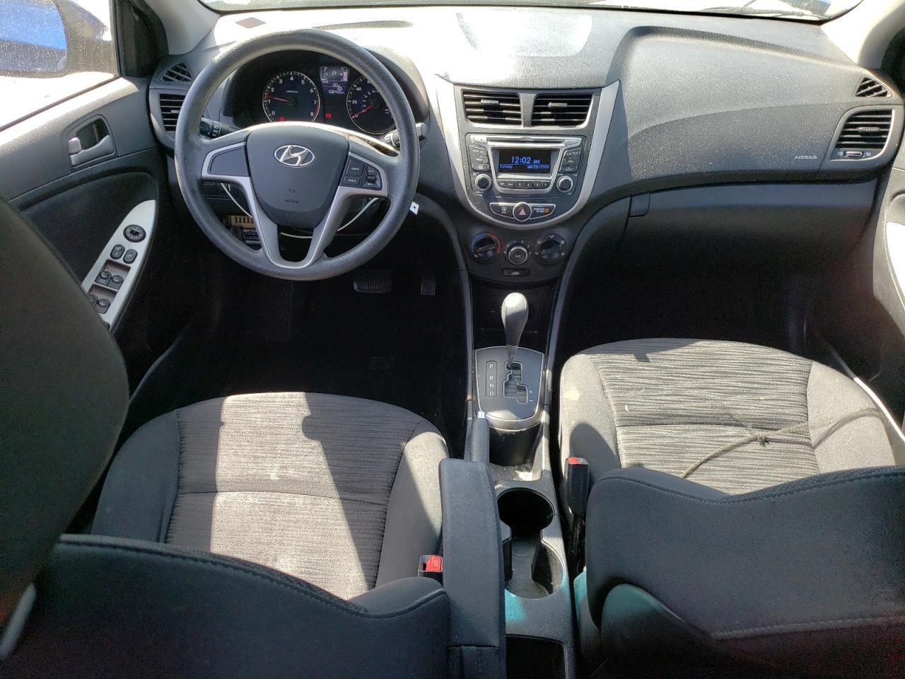 2017 Hyundai Accent VIN KMHCT5AE8HU346972 Copart auction photo, front end damage thumbnail 8