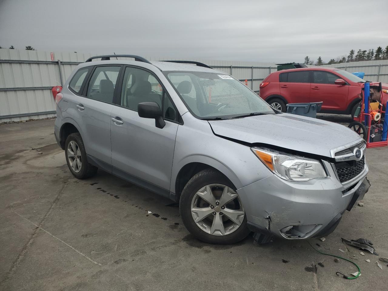 2015 Subaru Forester VIN JF2SJABC6FH496050 Copart auction photo, front end damage thumbnail 4