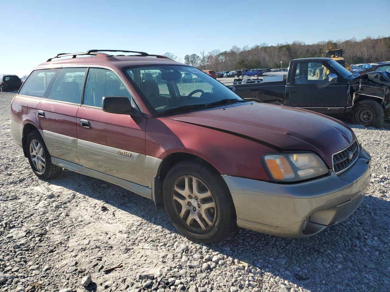2003 Subaru Legacy VIN 4S3BH675537613197 Copart auction photo, front end damage thumbnail 4
