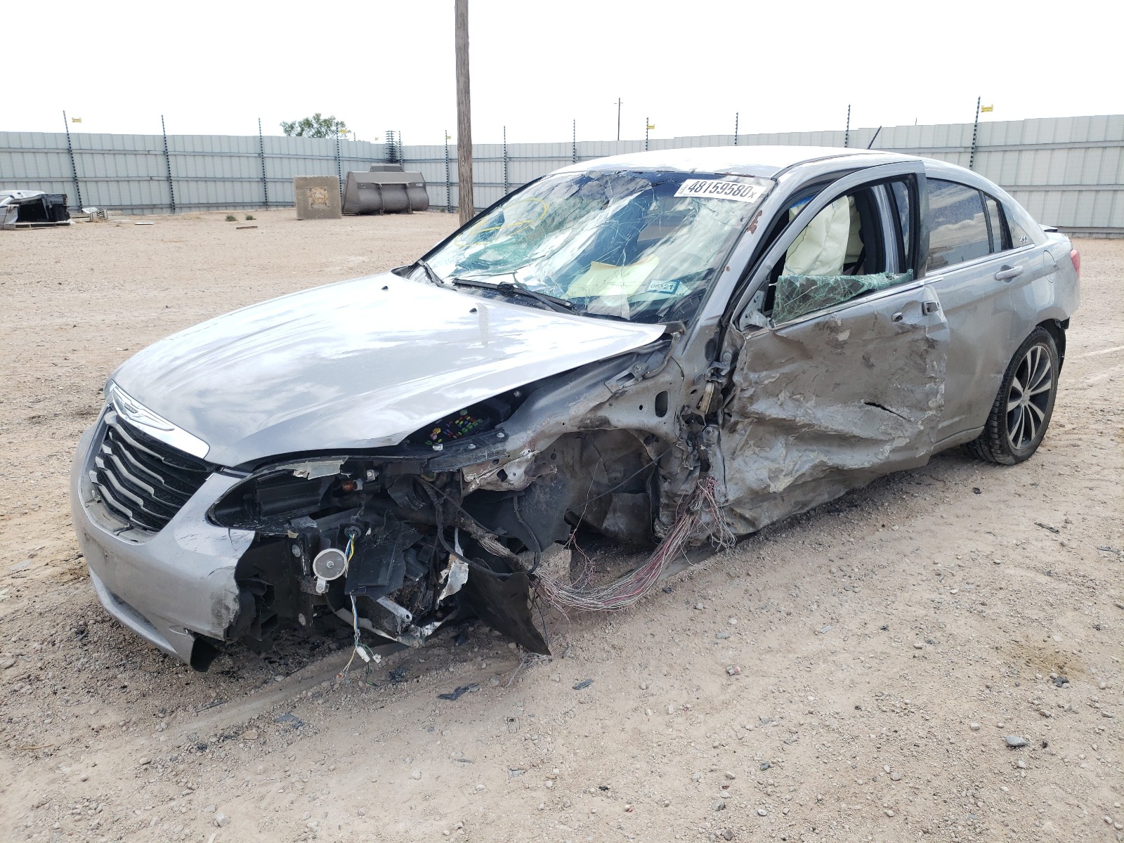 2013 Chrysler 200 VIN 1C3CCBBB5DN612397 Copart auction photo, all over / undercarriage damage thumbnail 2