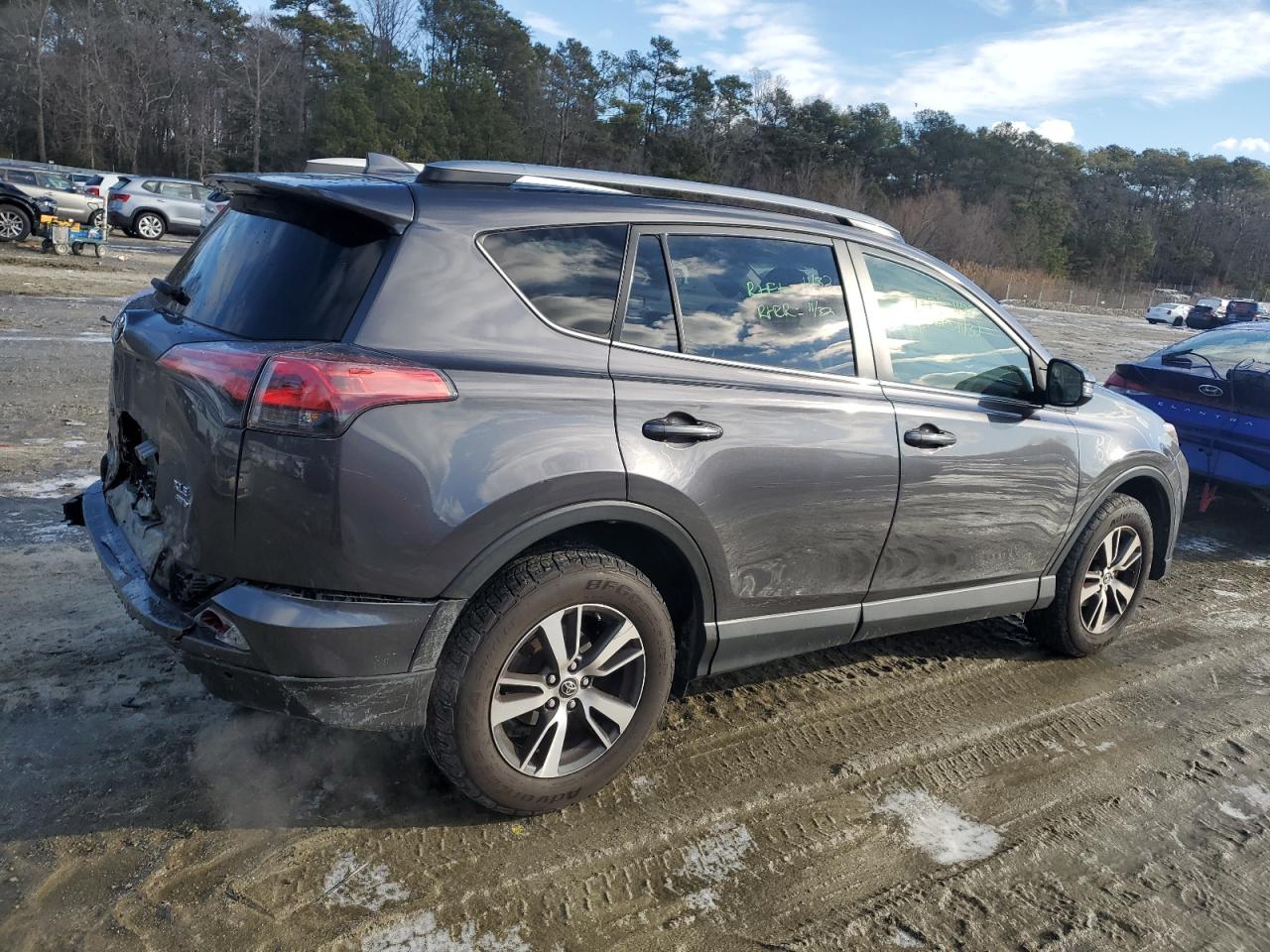 2018 Toyota RAV 4 VIN JTMRFREV2JJ195710 Copart auction photo, rear end damage thumbnail 3