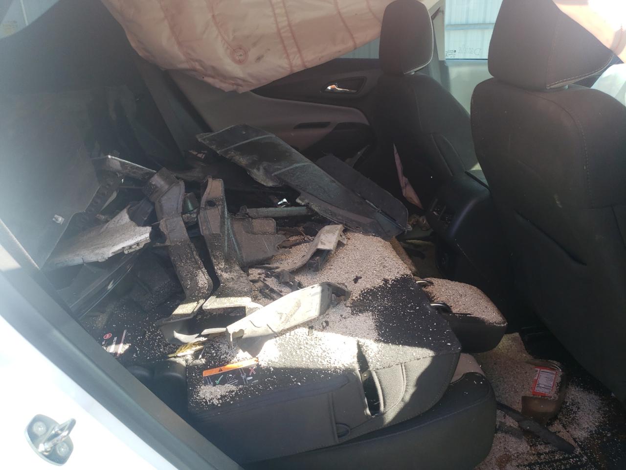 2020 Chevrolet Equinox VIN 3GNAXHEV2LS647880 Copart auction photo, front end / frame damage damage thumbnail 12