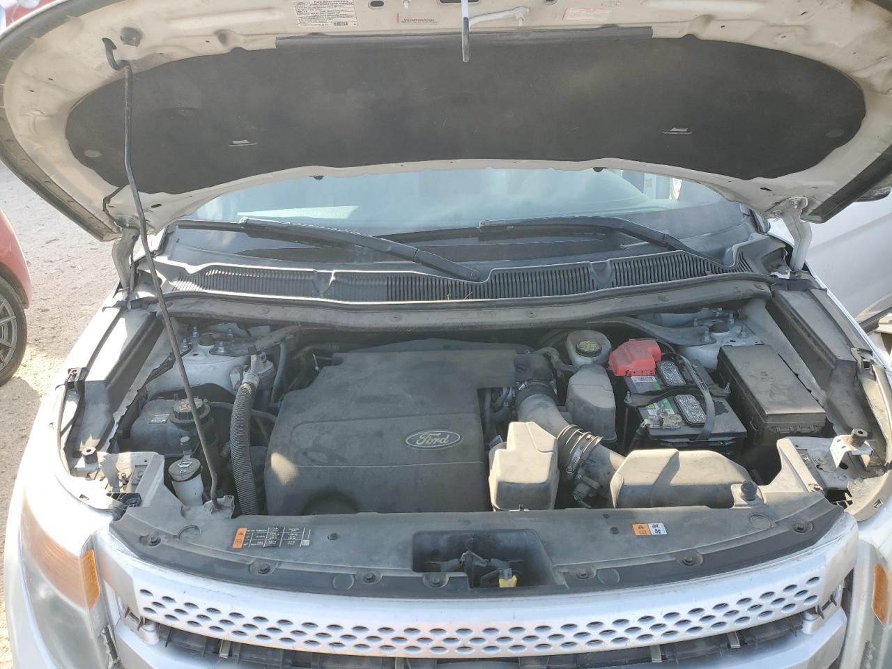 2013 Ford Explorer VIN 1FM5K7D80DGB39160 Copart auction photo, front end damage thumbnail 12