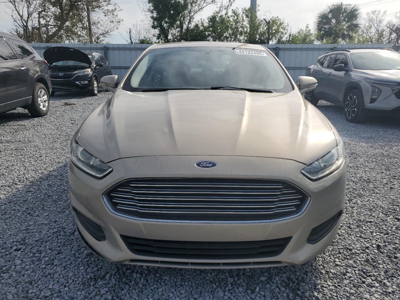 2016 Ford Fusion VIN 3FA6P0H79GR163561 Copart auction photo, side damage thumbnail 5