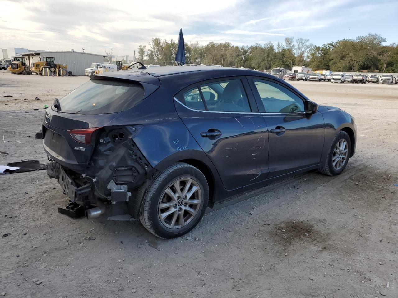 2016 Mazda 3 VIN 3MZBM1K72GM270851 Copart auction photo, rear end damage thumbnail 3