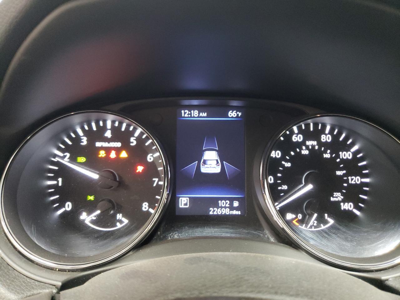 2020 Nissan Rogue VIN 5N1AT2MV9LC736141 Copart auction photo, side damage thumbnail 9
