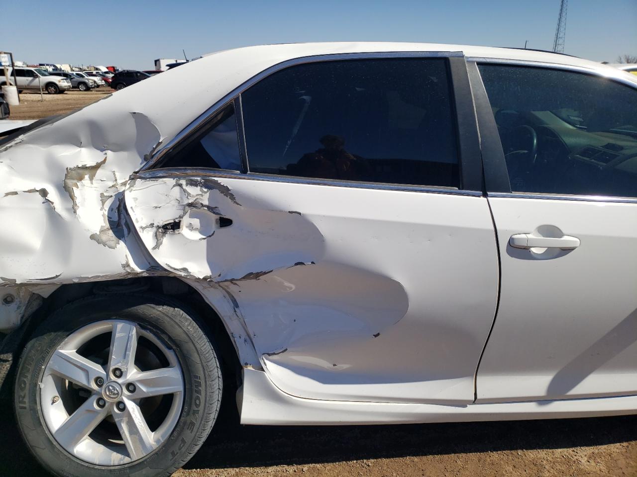 2013 Toyota Camry VIN 4T1BF1FK1DU298185 Copart auction photo, side / rear end damage thumbnail 10
