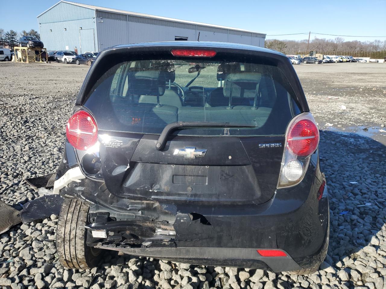 2013 Chevrolet Spark VIN KL8CD6S9XDC538847 Copart auction photo, rear end damage thumbnail 6