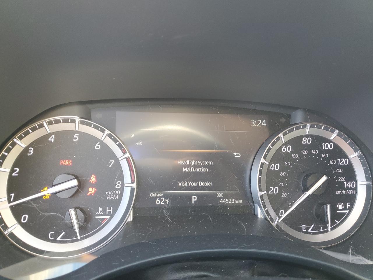 2022 Toyota Highlander VIN 5TDGZRAH7NS125174 Copart auction photo, front end damage thumbnail 9