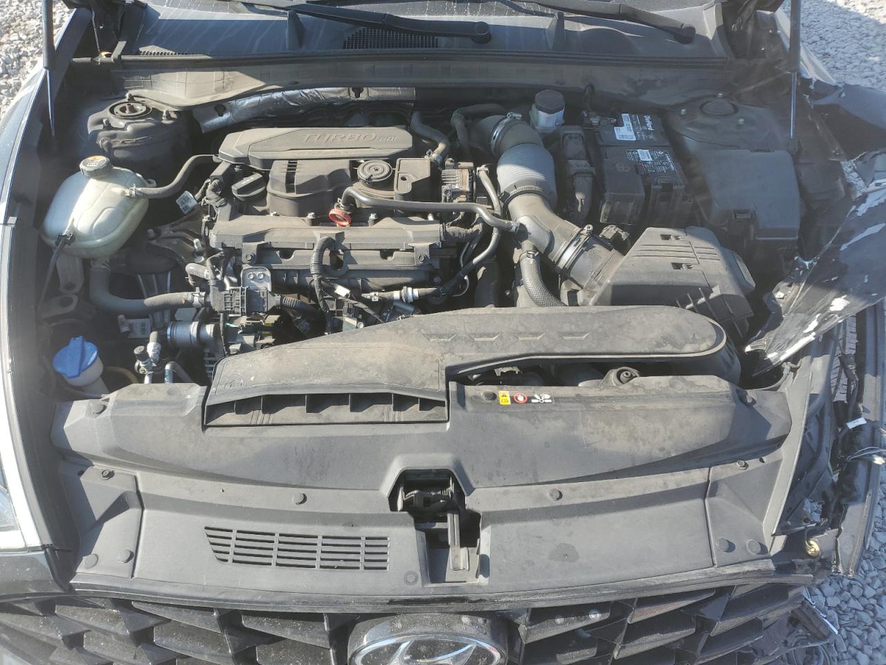 2021 Hyundai Sonata VIN 5NPEH4J24MH075279 Copart auction photo, front end damage thumbnail 12