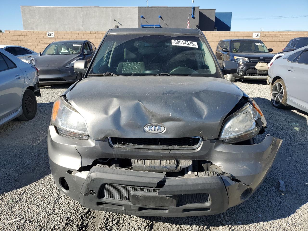 2010 KIA Soul VIN KNDJT2A22A7031203 Copart auction photo, front end damage thumbnail 5