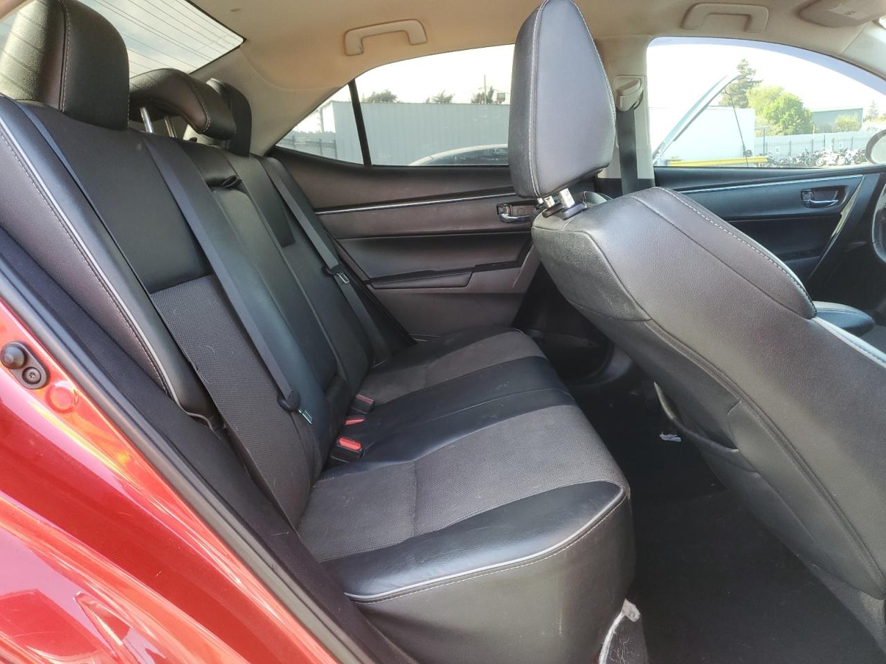 2015 Toyota Corolla VIN 5YFBURHE6FP346215 Copart auction photo, side / front end damage thumbnail 10