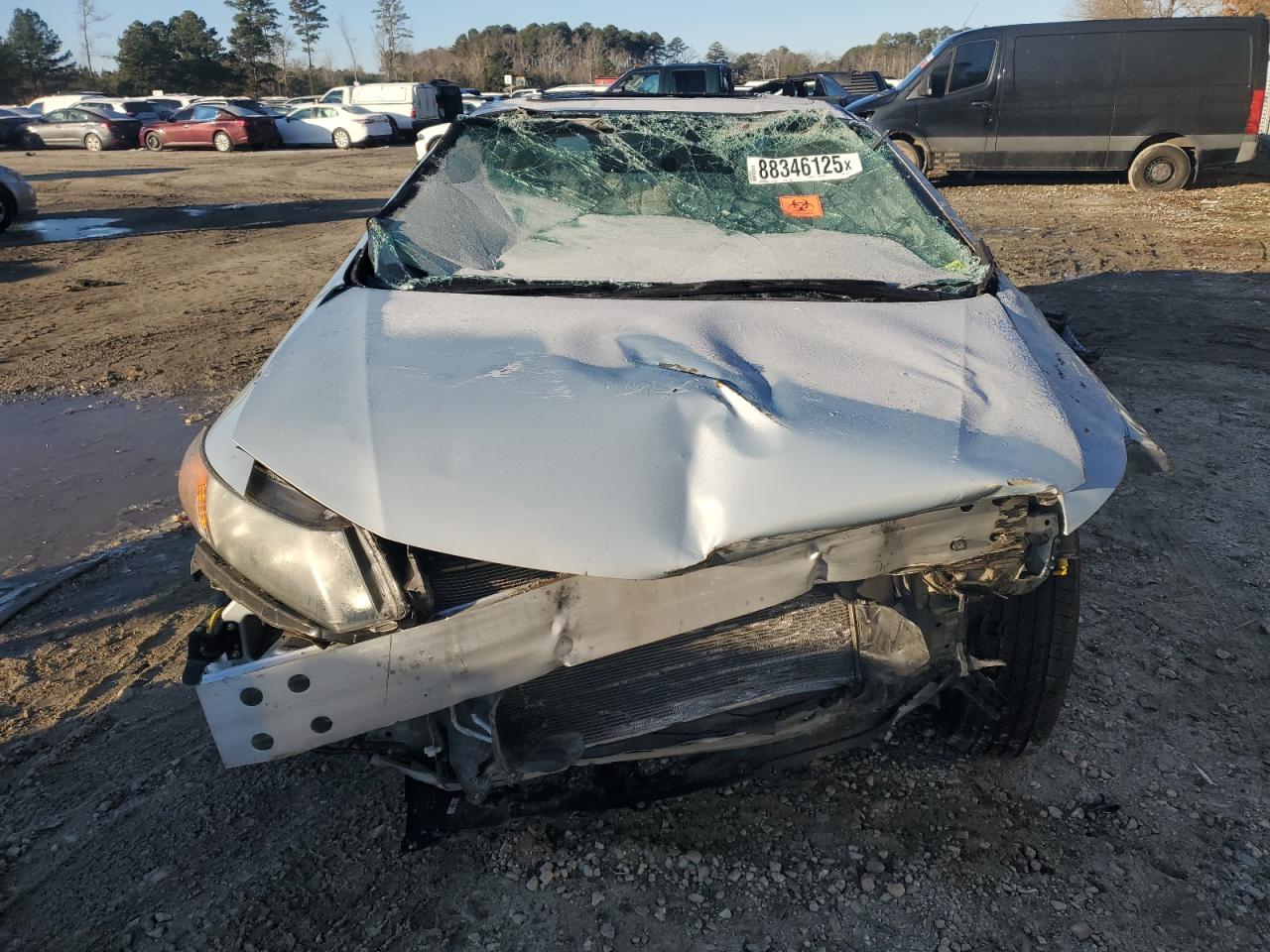 2012 Honda Civic VIN 2HGFG3B82CH513374 Copart auction photo, all over damage thumbnail 5