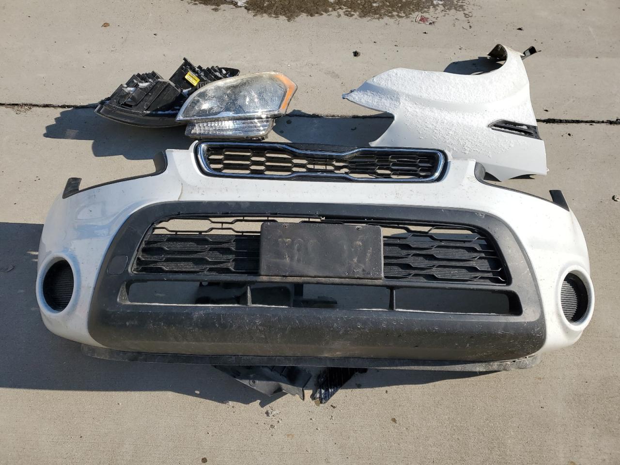 2012 KIA Soul VIN KNDJT2A66C7375106 Copart auction photo, front end damage thumbnail 12