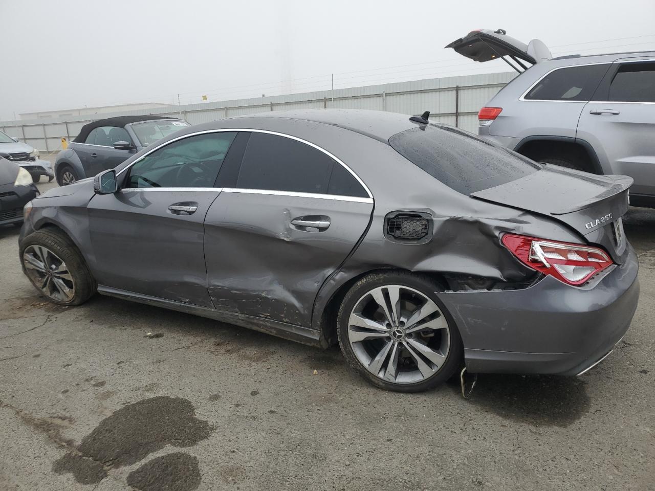 2019 Mercedes-Benz CLA-klasse VIN WDDSJ4EB4KN699961 Copart auction photo, all over / undercarriage damage thumbnail 2