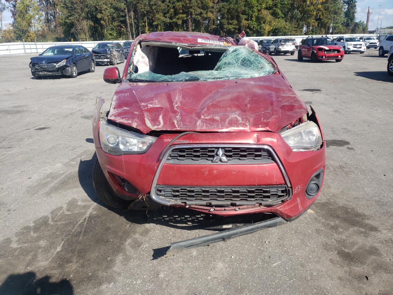 2013 Mitsubishi Outlander VIN 4A4AP3AU6DE002968 Copart auction photo, rollover / all over damage thumbnail 5