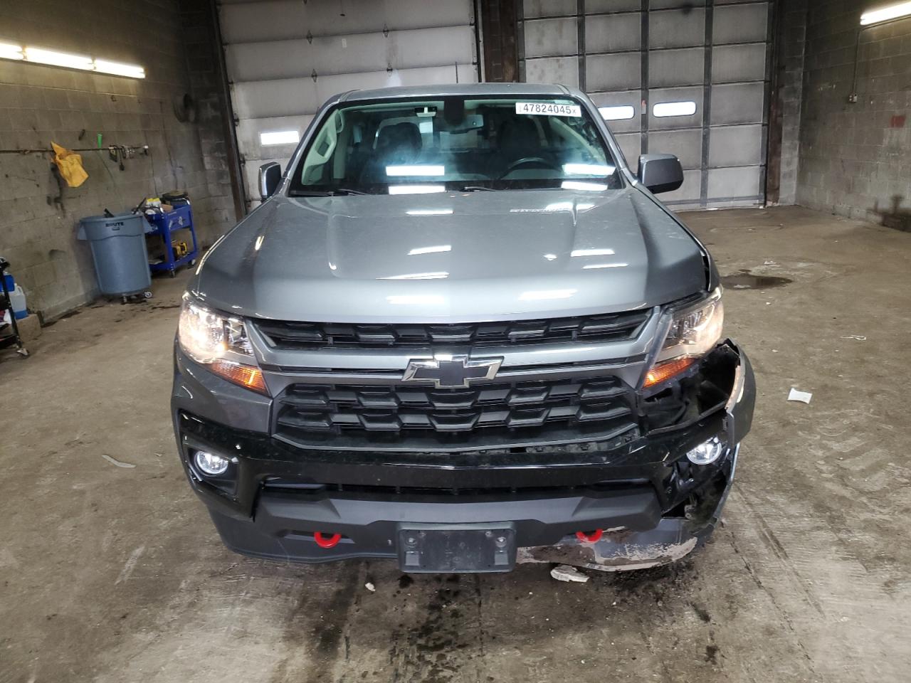 2022 Chevrolet Colorado VIN 1GCGTCEN5N1105758 Copart auction photo, front end / side damage thumbnail 5
