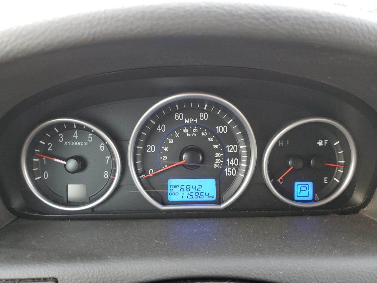 2012 Hyundai Veracruz VIN KM8NU4CC7CU197796 Copart auction photo, front end damage thumbnail 9