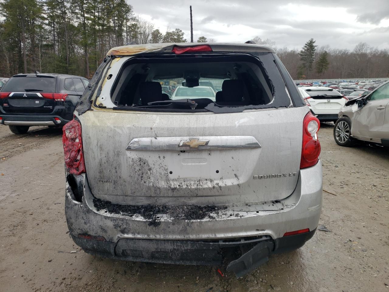 2014 Chevrolet Equinox VIN 2GNFLFEK8E6138258 Copart auction photo, burn / rear end damage thumbnail 6