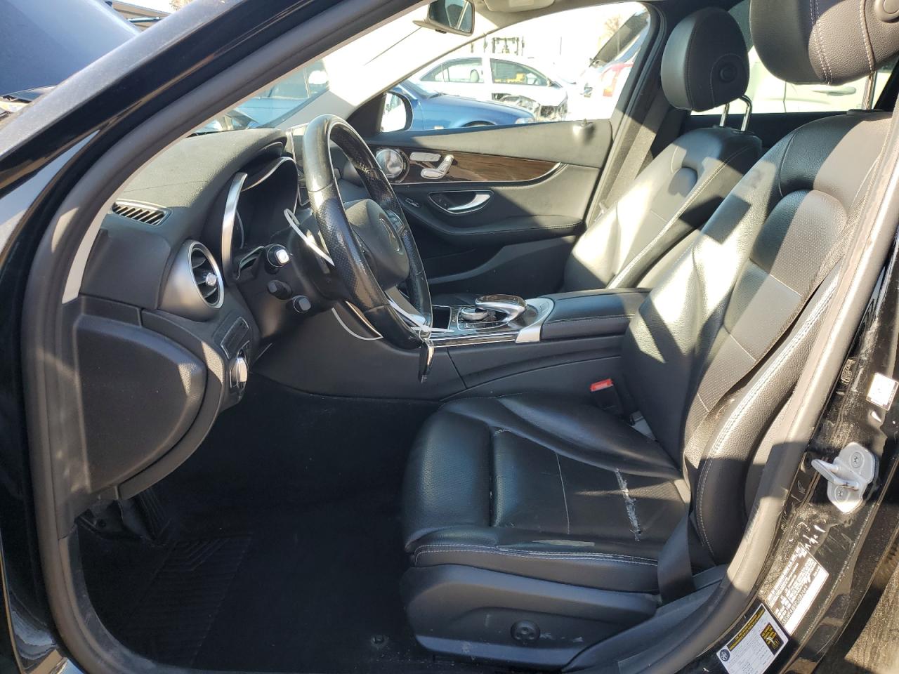 2015 Mercedes-Benz C-klasse VIN 55SWF4JB5FU082669 Copart auction photo, rear end / side damage thumbnail 7
