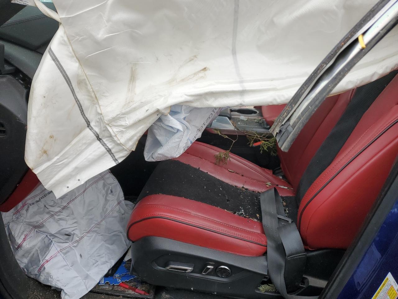 2022 Acura MDX VIN 5J8YE1H04NL041995 Copart auction photo, rollover damage thumbnail 7