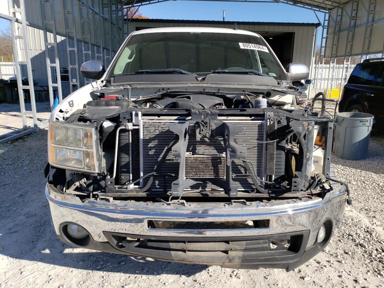 2011 GMC Sierra VIN 1GTR2WE38BZ245991 Copart auction photo, front end / minor dent/scratches damage thumbnail 5