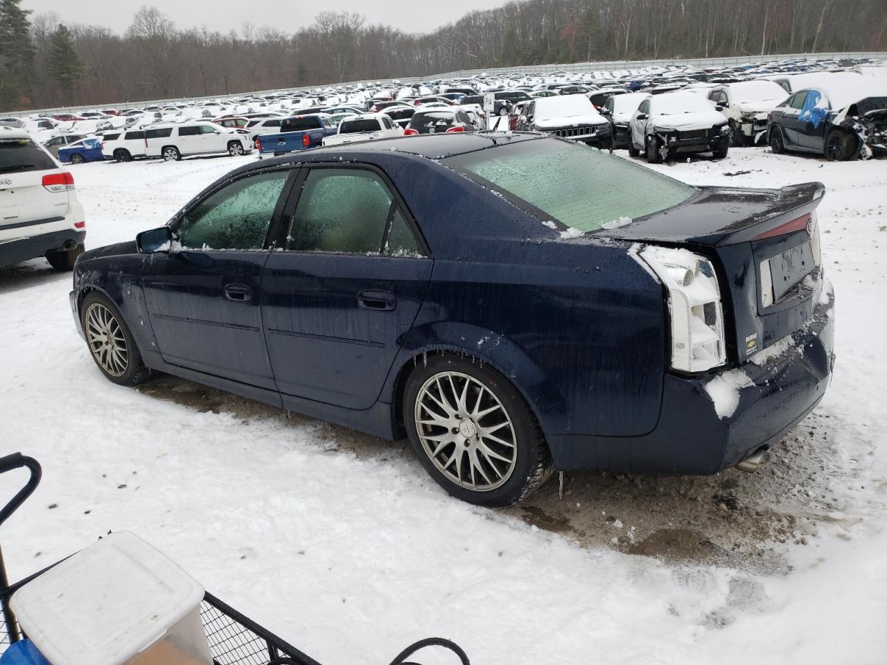 2006 Cadillac CTS VIN 1G6DP577X60195369 Copart auction photo, rear end / minor dent/scratches damage thumbnail 2