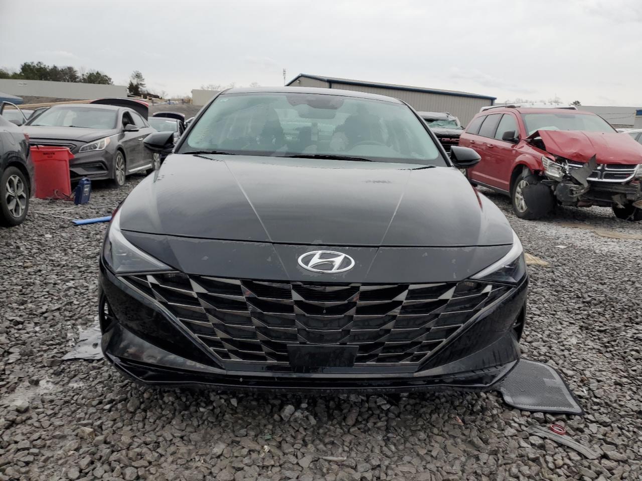 2022 Hyundai Elantra VIN KMHLP4AG3NU352139 Copart auction photo, side / rear end damage thumbnail 5