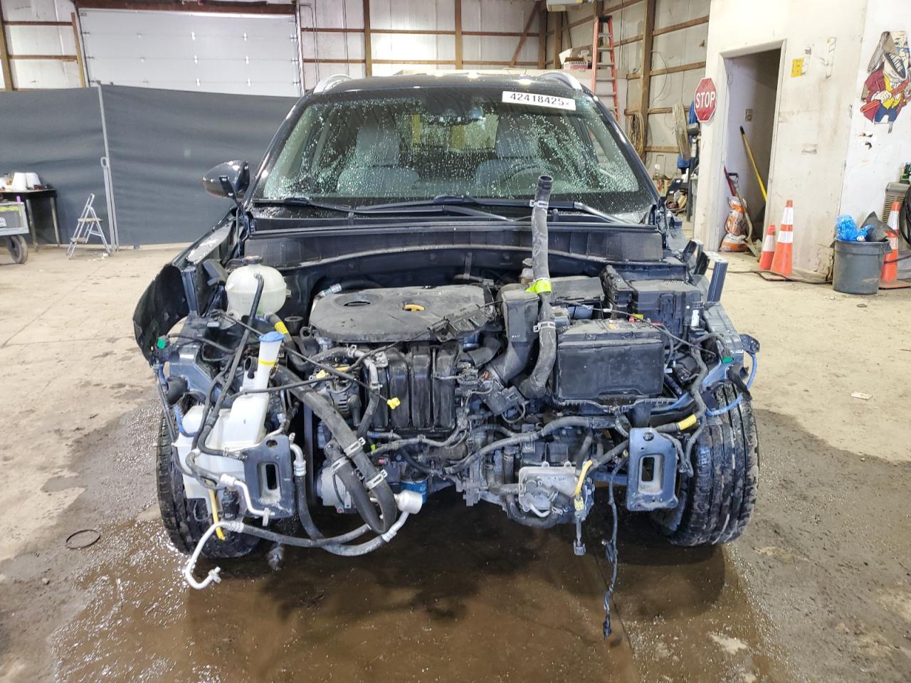 2021 Hyundai Tucson VIN KM8J33A46MU292150 Copart auction photo, front end / undercarriage damage thumbnail 5