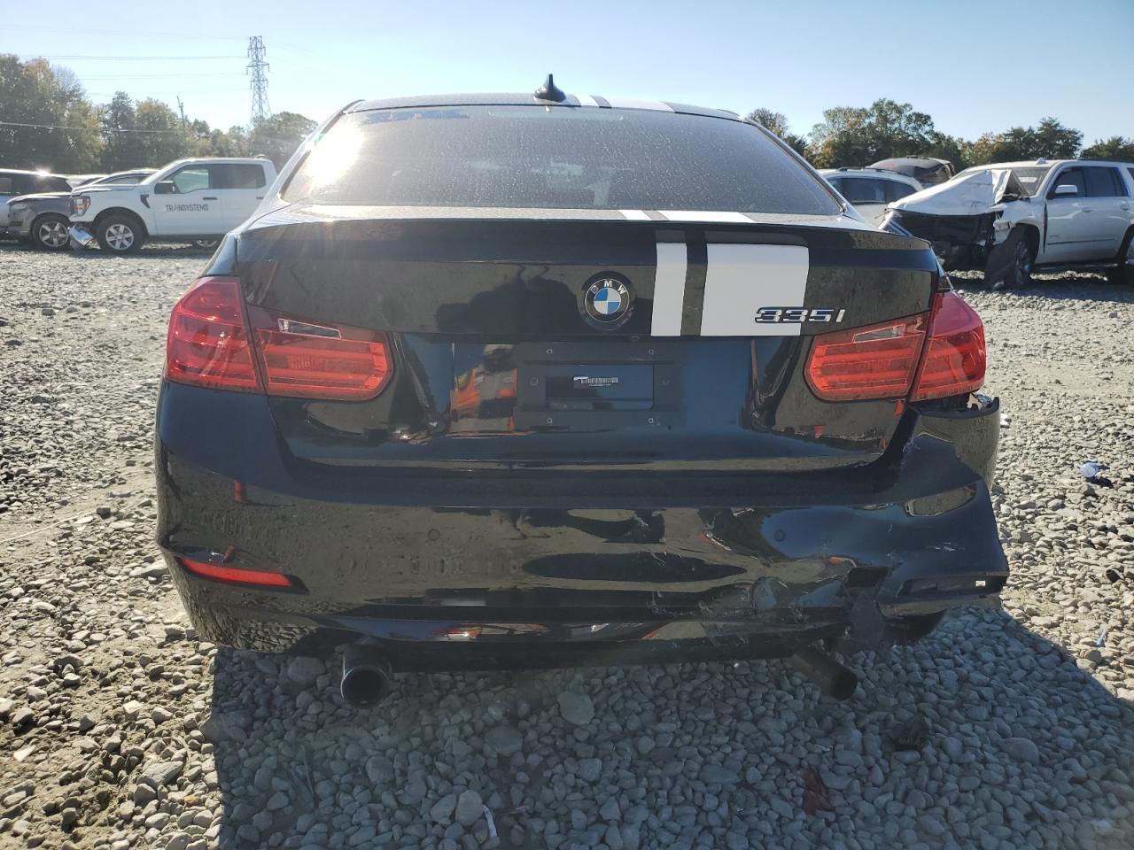 2014 BMW 3er VIN WBA3A9C53EF478386 Copart auction photo, rear end damage thumbnail 6
