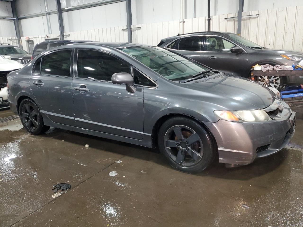 2010 Honda Civic VIN 2HGFA1F57AH327574 Copart auction photo, rear end / front end damage thumbnail 4