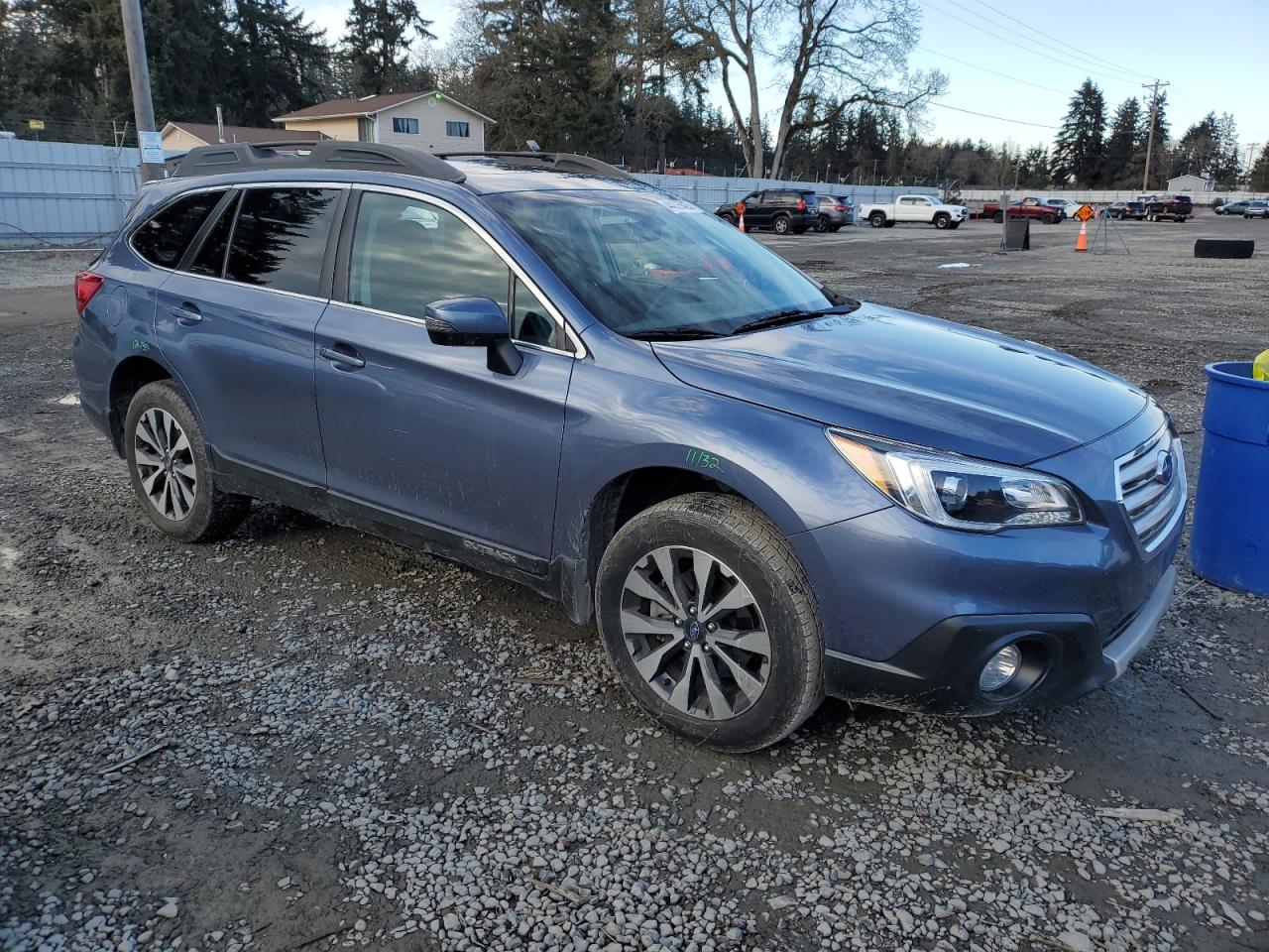 2017 Subaru Outback VIN 4S4BSENC3H3405066 Copart auction photo, rear end damage thumbnail 4