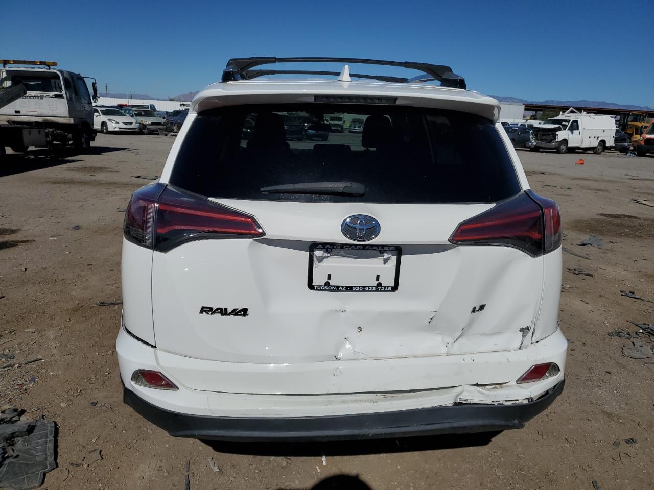 2016 Toyota RAV 4 VIN 2T3ZFREV4GW295026 Copart auction photo, rear end damage thumbnail 6
