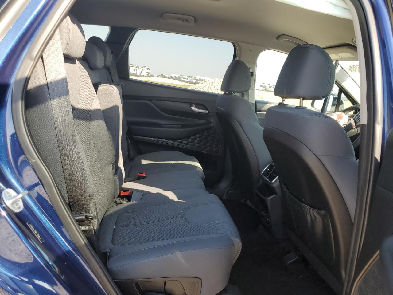 2019 Hyundai Santa Fe VIN 5NMS23AD2KH105860 Copart auction photo, front end / side damage thumbnail 10