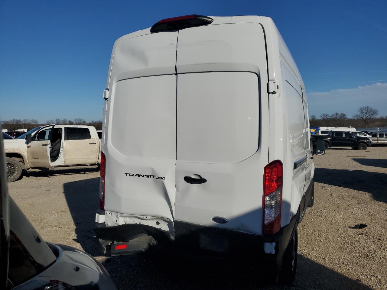 2021 Ford Transit VIN 1FTBR1X85MKA46370 Copart auction photo, rear end damage thumbnail 6