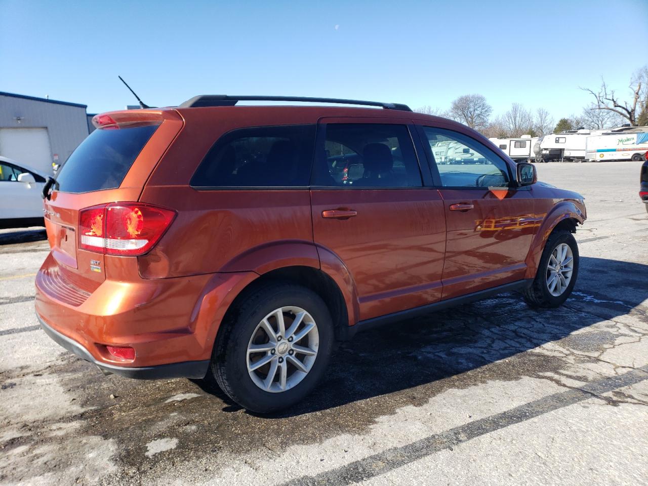 2014 Dodge Journey VIN 3C4PDCBG8ET210726 Copart auction photo, front end damage thumbnail 3