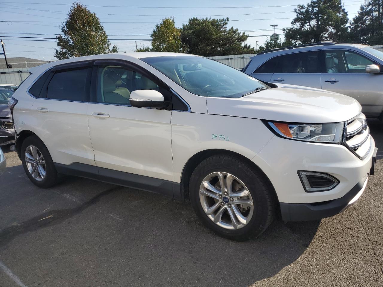 2015 Ford Edge VIN 2FMTK3J99FBC05910 Copart auction photo, rear end damage thumbnail 4