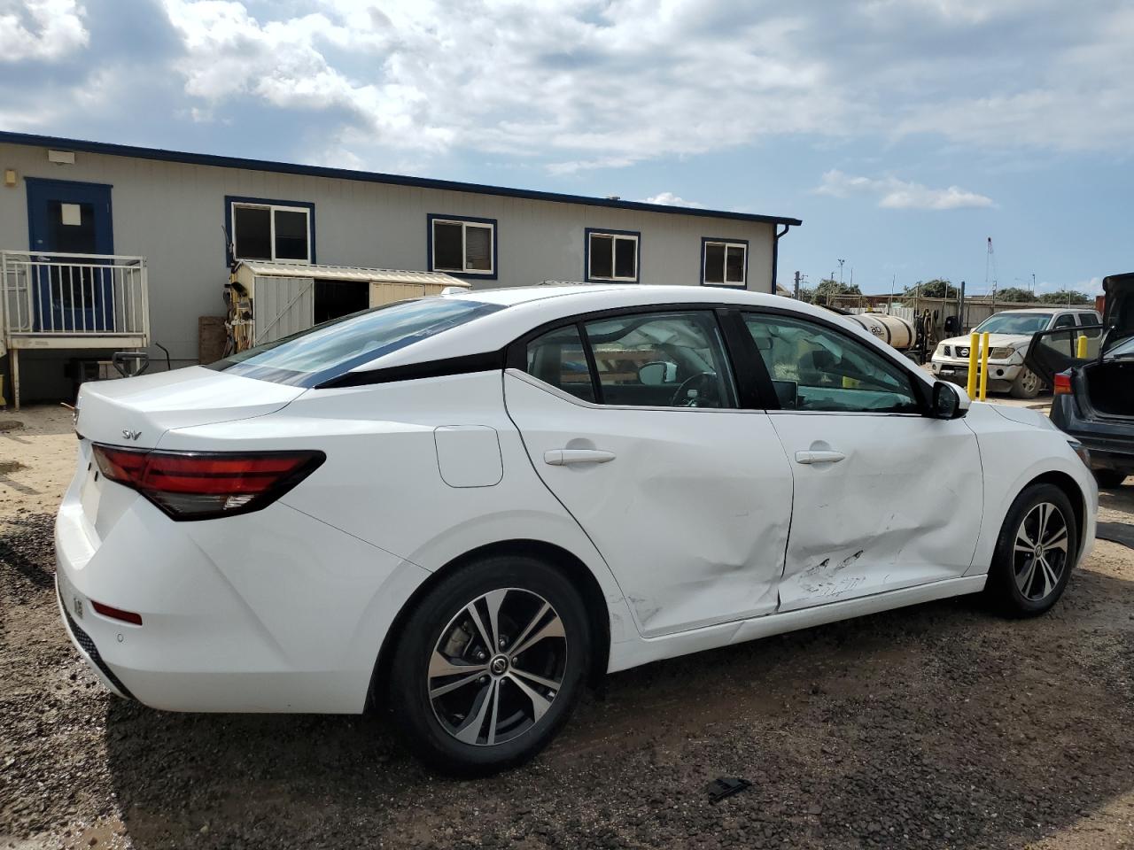 2021 Nissan Sentra VIN 3N1AB8CV9MY314278 Copart auction photo, side damage thumbnail 3